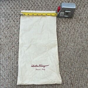 Salvatore Ferragamo Ivory Storage Bag